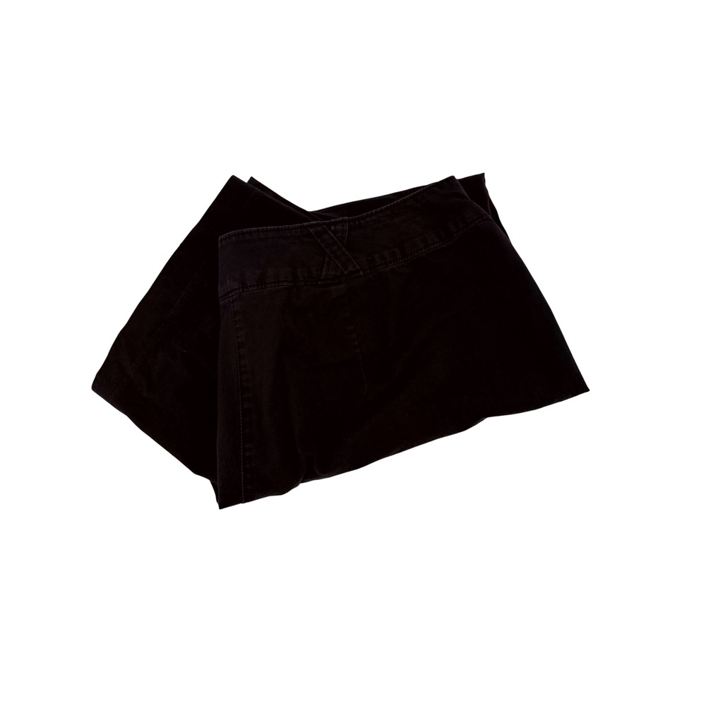 Lane Bryant Black Cropped Pants Stretch Cotton Blend Womens Size 14